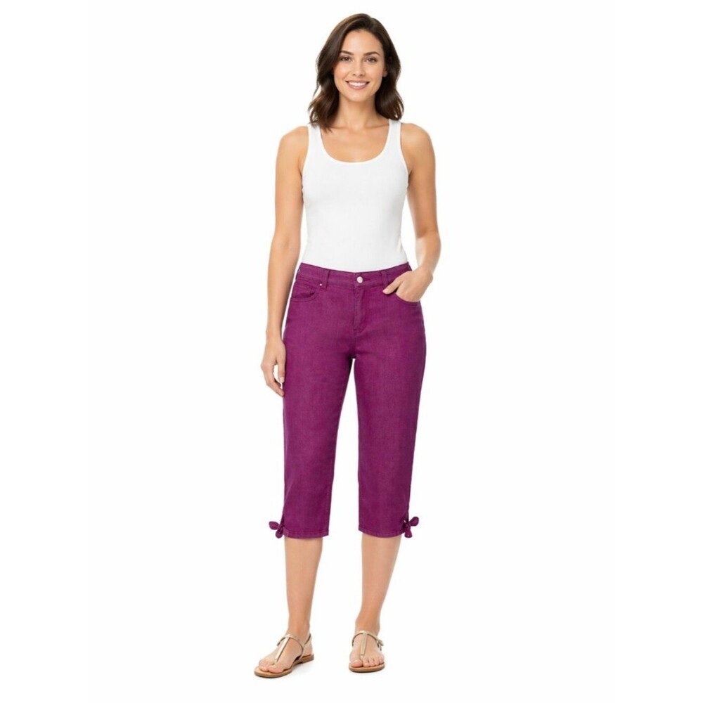 Chico’s GF Capri Jeans Size 1 (8) Perfect Stretch Slim Leg